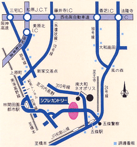 シプレカントリークラブ　地図