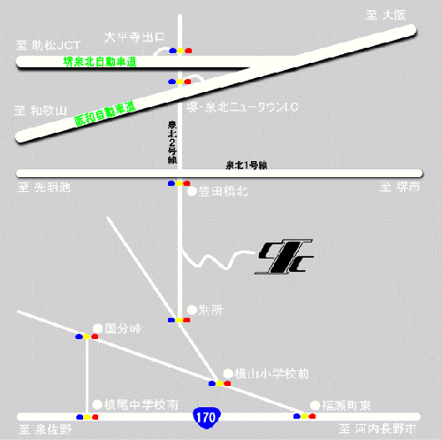 泉ヶ丘カントリークラブ　地図